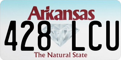 AR license plate 428LCU