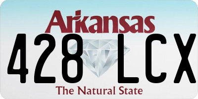 AR license plate 428LCX