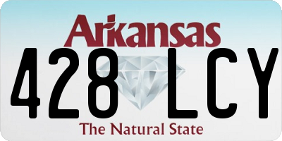 AR license plate 428LCY