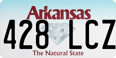 AR license plate 428LCZ