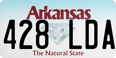 AR license plate 428LDA