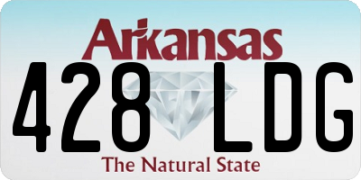 AR license plate 428LDG