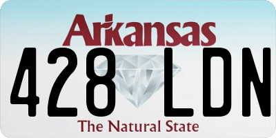 AR license plate 428LDN