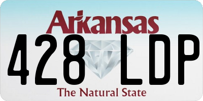 AR license plate 428LDP