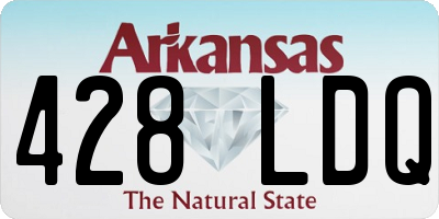 AR license plate 428LDQ