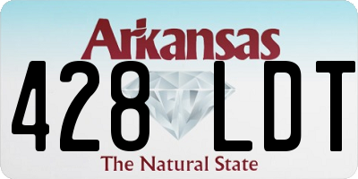 AR license plate 428LDT