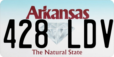 AR license plate 428LDV