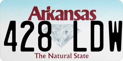 AR license plate 428LDW