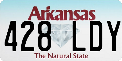 AR license plate 428LDY