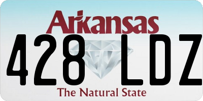 AR license plate 428LDZ