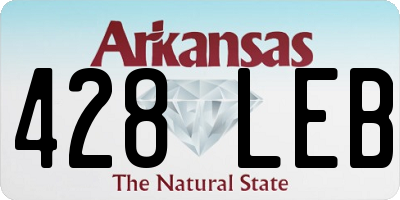 AR license plate 428LEB