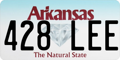 AR license plate 428LEE