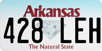 AR license plate 428LEH