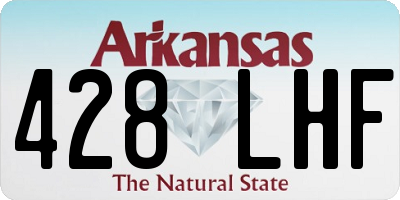 AR license plate 428LHF