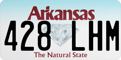 AR license plate 428LHM