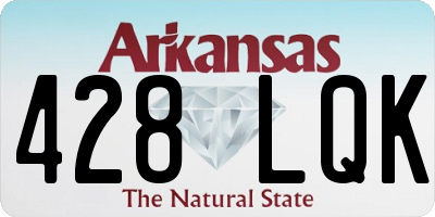 AR license plate 428LQK