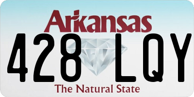 AR license plate 428LQY