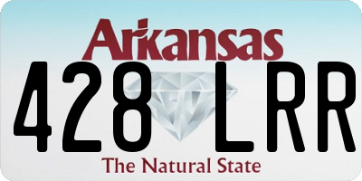AR license plate 428LRR