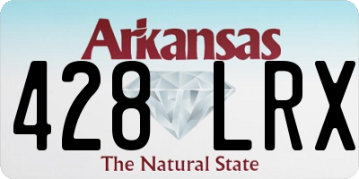 AR license plate 428LRX