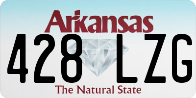 AR license plate 428LZG