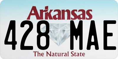 AR license plate 428MAE