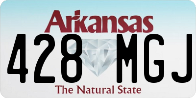 AR license plate 428MGJ