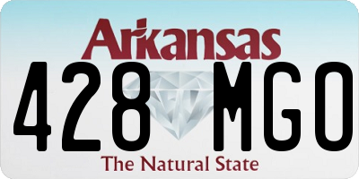 AR license plate 428MGO