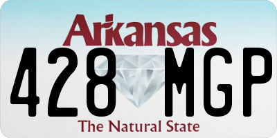 AR license plate 428MGP
