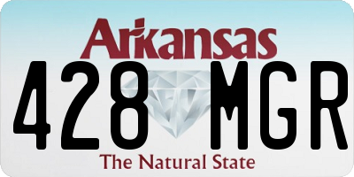 AR license plate 428MGR