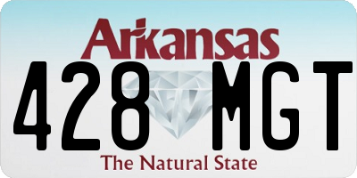 AR license plate 428MGT