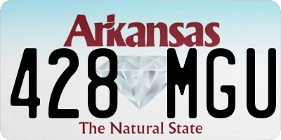 AR license plate 428MGU