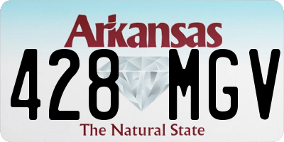 AR license plate 428MGV