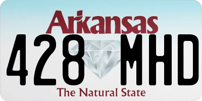 AR license plate 428MHD