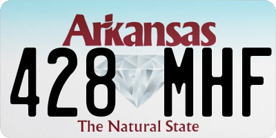 AR license plate 428MHF