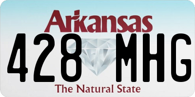 AR license plate 428MHG