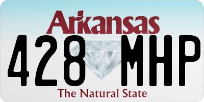 AR license plate 428MHP