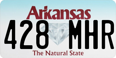 AR license plate 428MHR