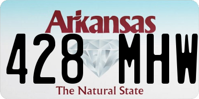 AR license plate 428MHW