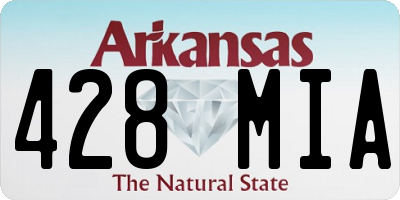 AR license plate 428MIA