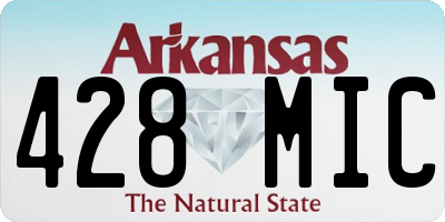 AR license plate 428MIC