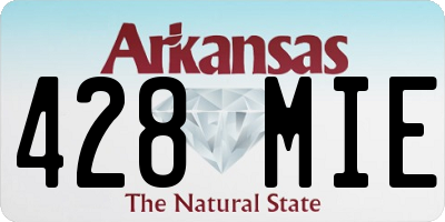 AR license plate 428MIE