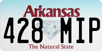 AR license plate 428MIP