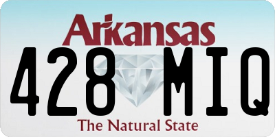 AR license plate 428MIQ