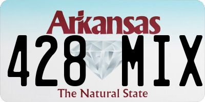 AR license plate 428MIX