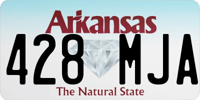 AR license plate 428MJA
