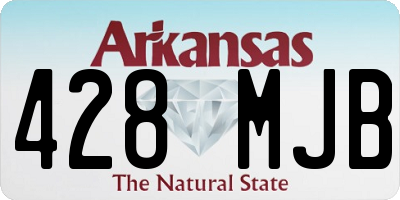 AR license plate 428MJB