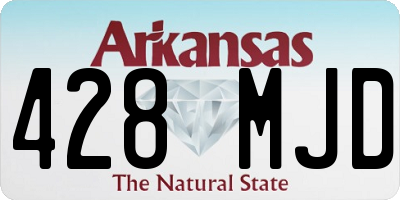AR license plate 428MJD