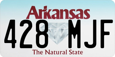 AR license plate 428MJF