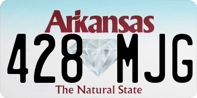 AR license plate 428MJG