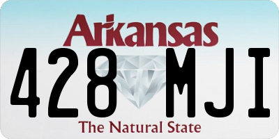 AR license plate 428MJI